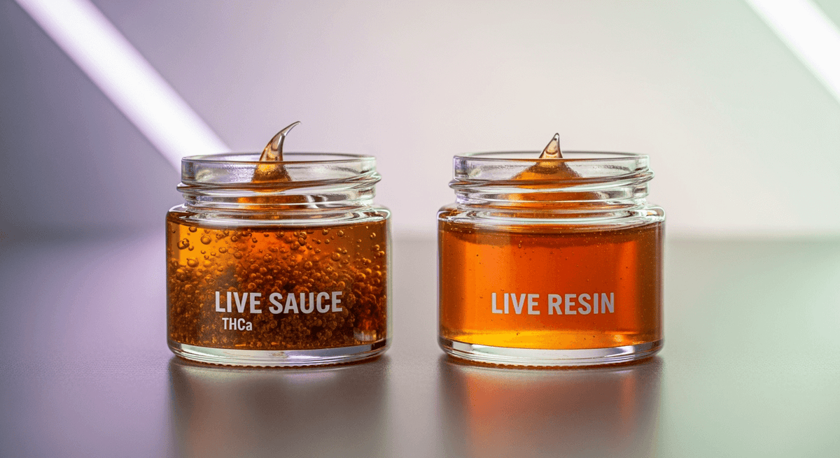 Live Sauce vs Live Resin: Qual è la differenza e quale fa più per te?