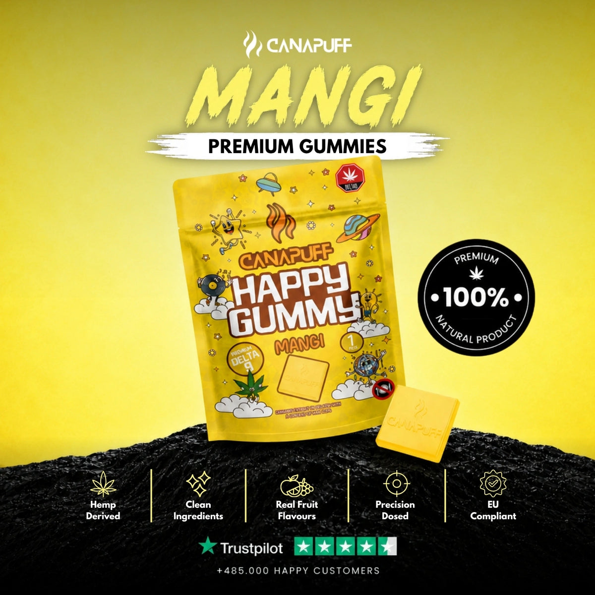 Delta 9 Gummy Mangi – gummies, foto 2