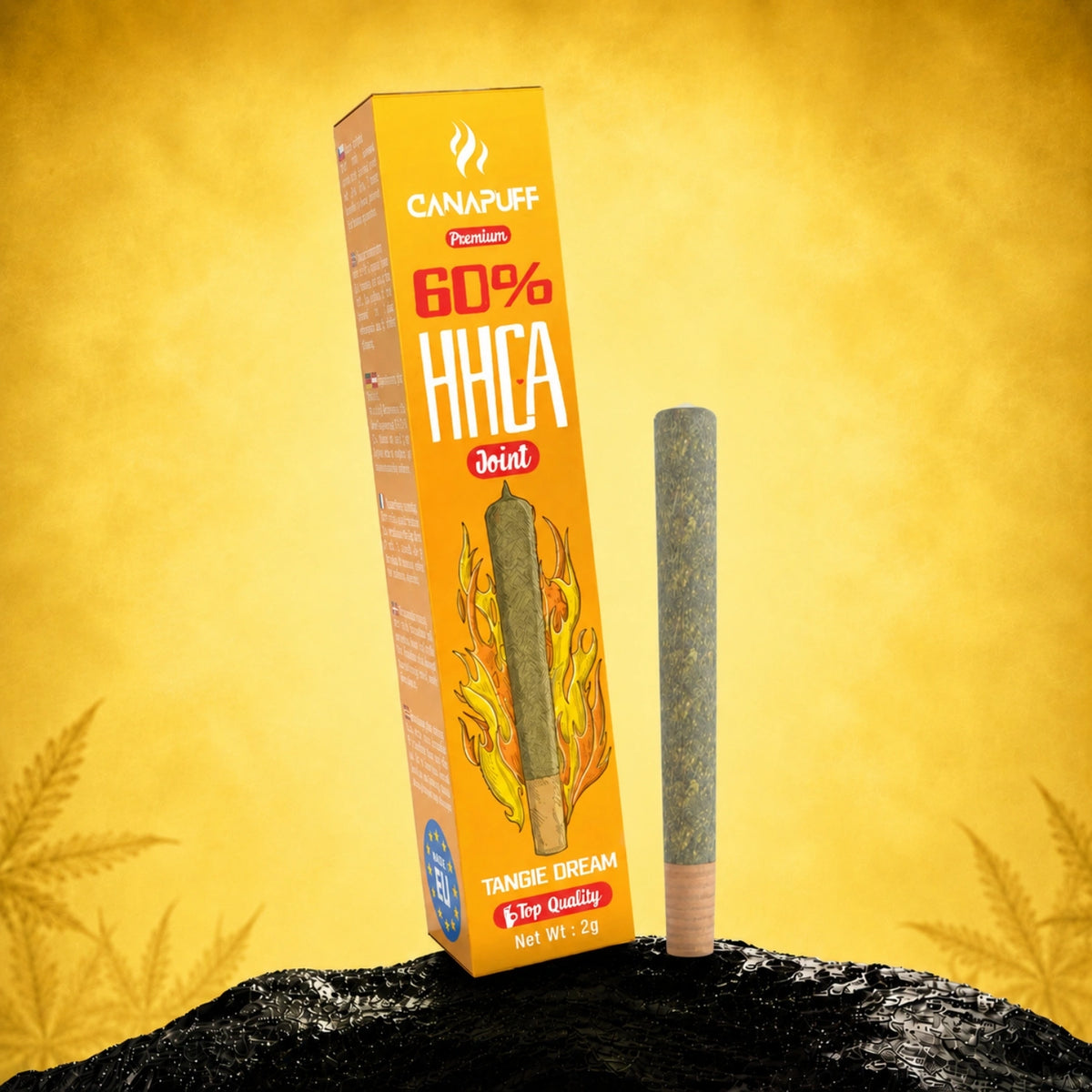 Canapuff HHCA Joint Tangie Dream 60%, 2g, pre-rollato singolo con confezione