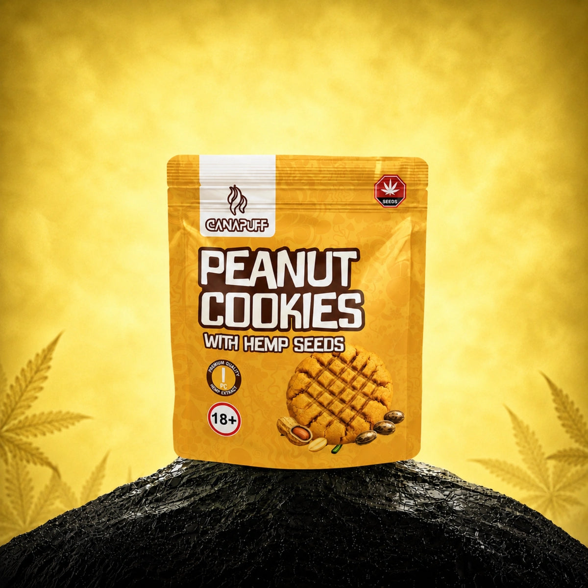 Peanut Cookies con semi di canapa – cookies