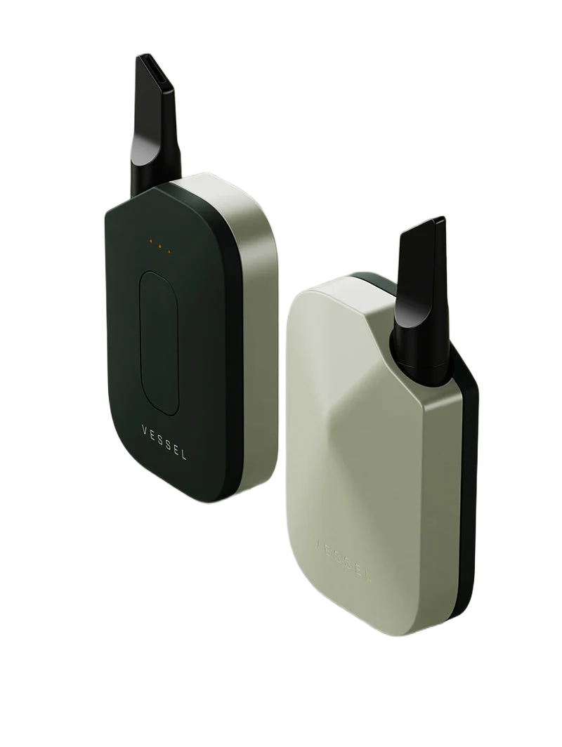 Dispositivo vape Vessel Compass Rise nelle colorazioni salvia e verde scuro