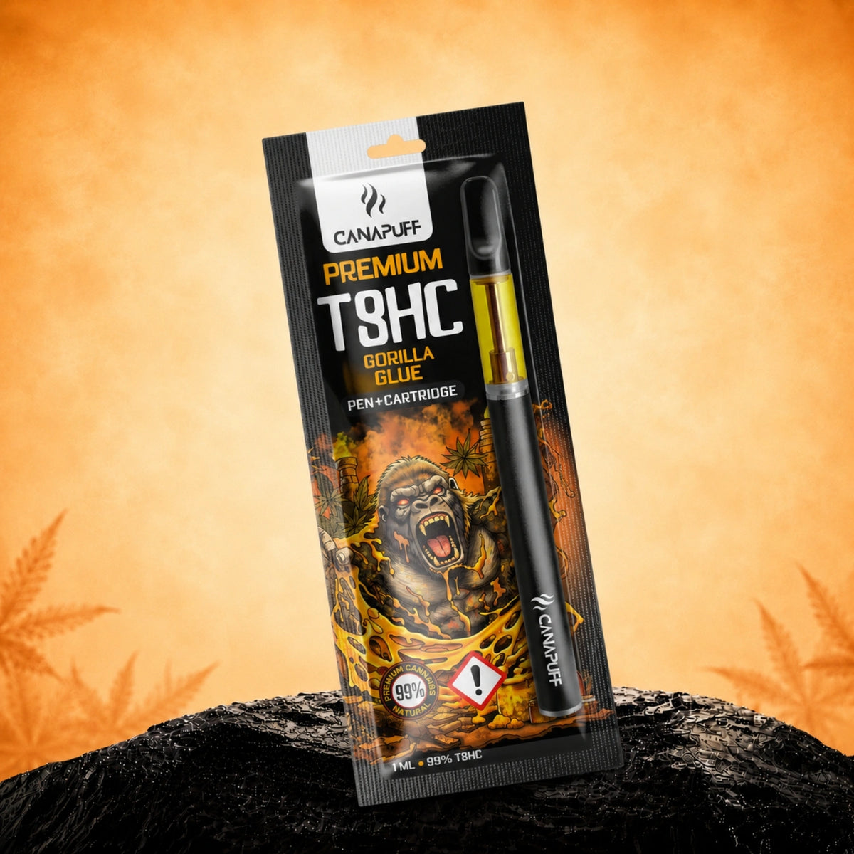 Pen e cartuccia Canapuff T8HC Gorilla Glue 99%