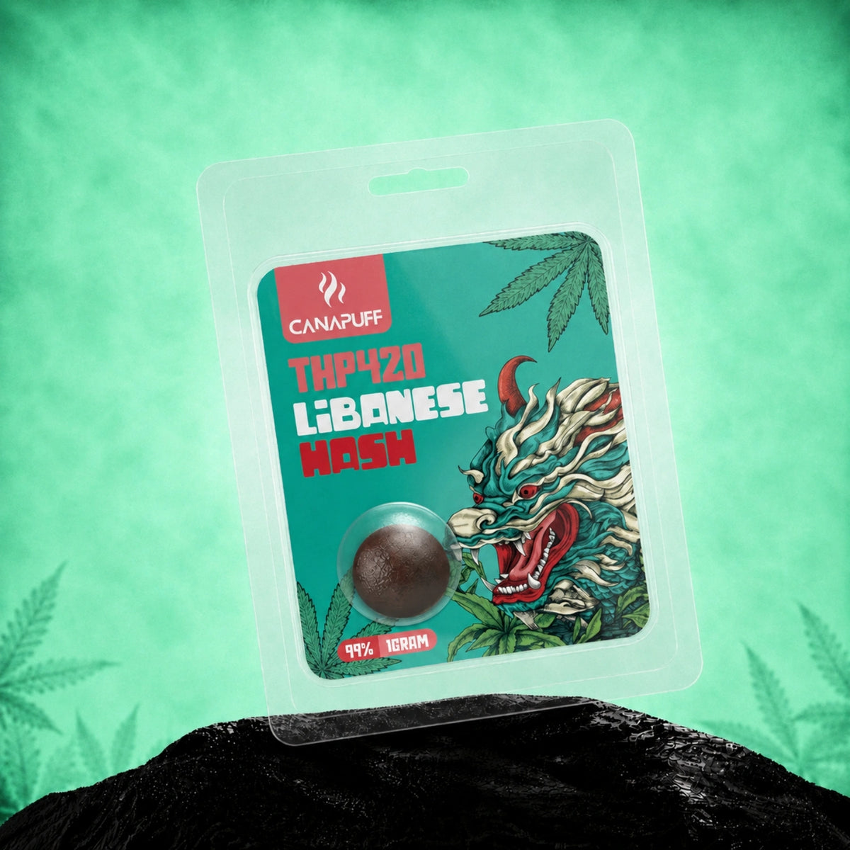 Hashish Canapuff THP420 Lebanese 99%, 1 grammo