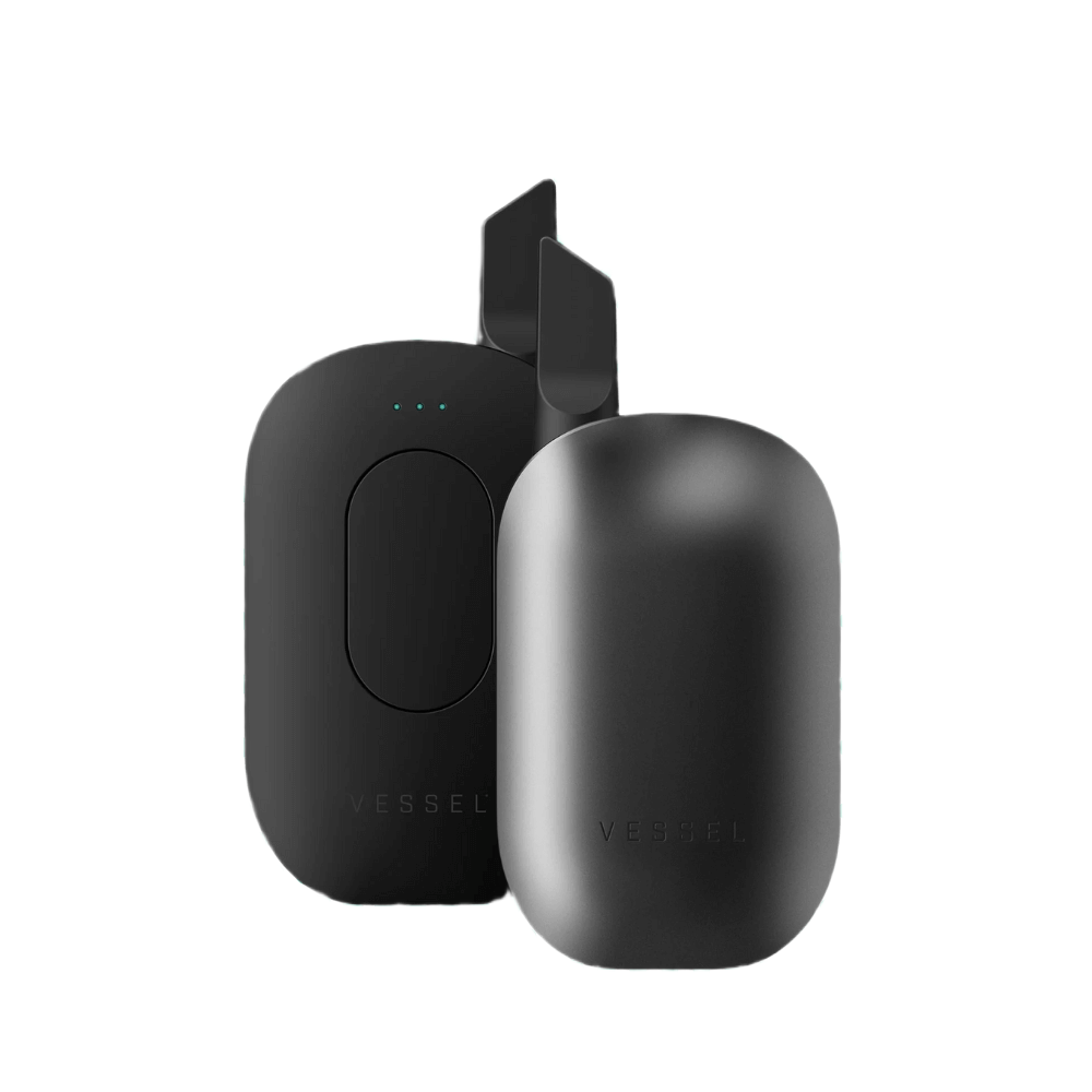 Dispositivo vape Vessel Compass canna di fucile con base di ricarica