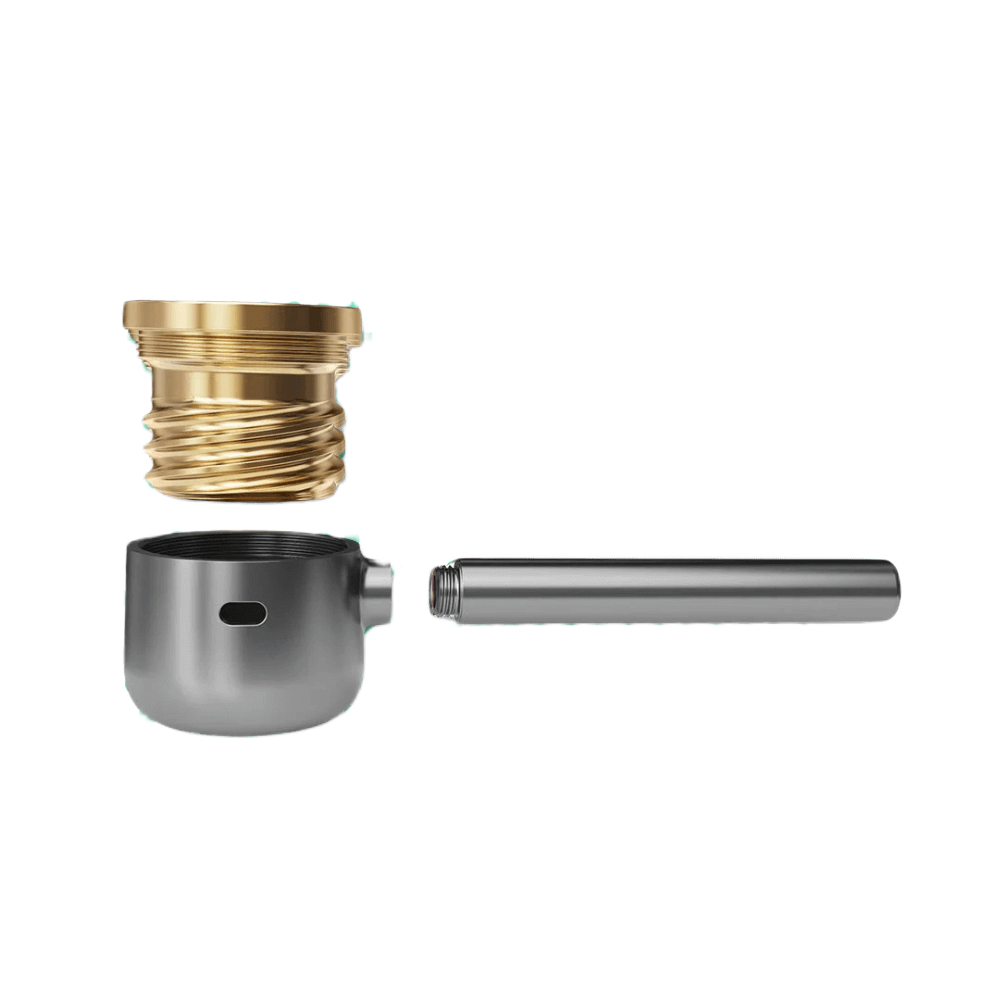 Vessel Pipe canna di fucile con cappuccio e stelo in ottone