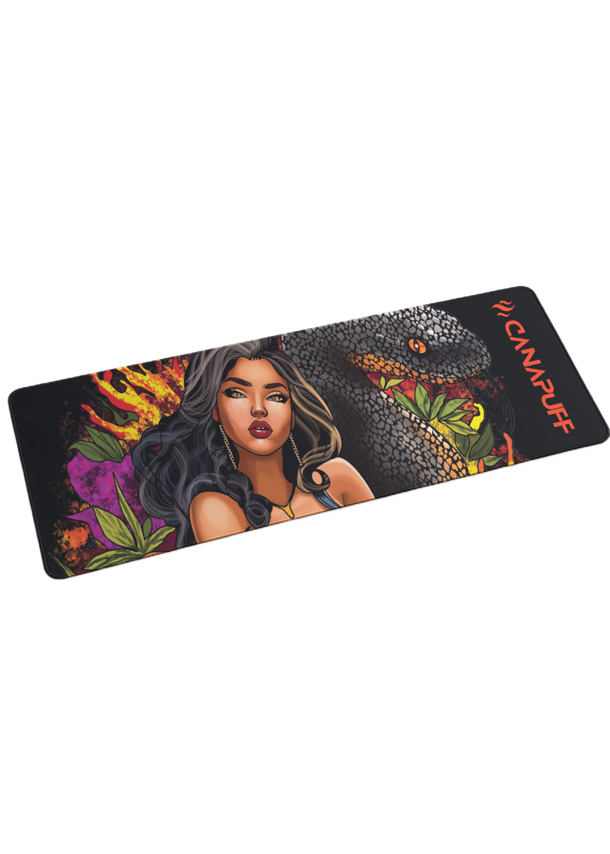 Tappetino mouse Canapuff Black Mamba con grafica illustrata