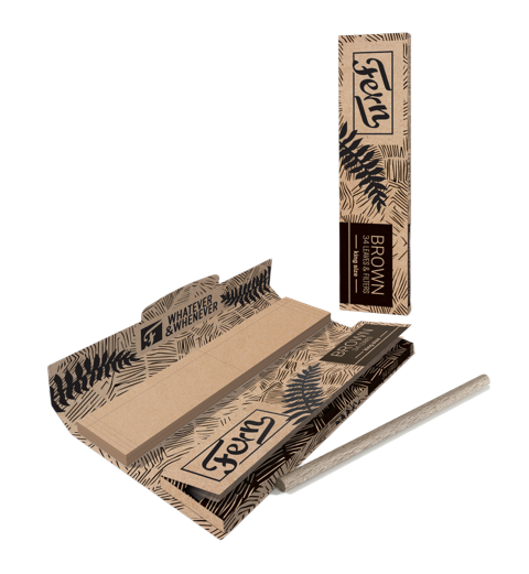 Set Canapuff Rolling Papers and Filters Fern King Size