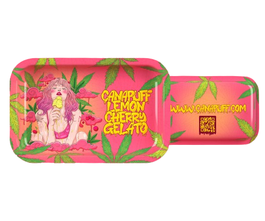 Rolling tray extra large Canapuff Lemon Cherry Gelato