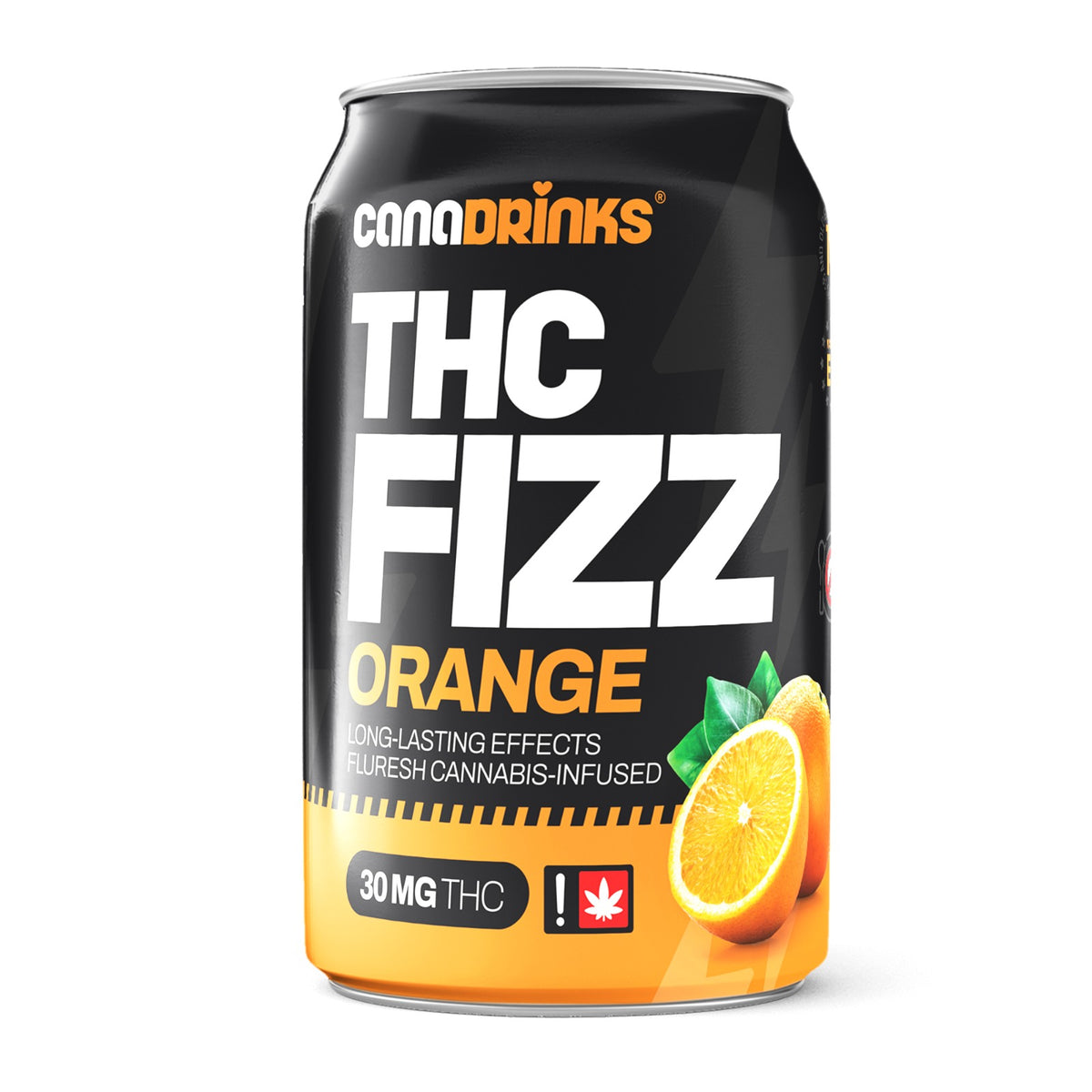 THC Fizz Arancia 30 mg/THC-Canapuff