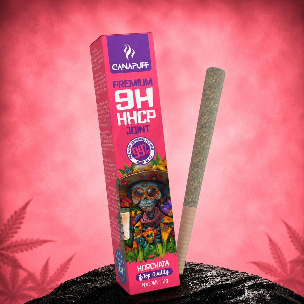 Canapuff 9H-HHCP Joint Horchata 99% 2g con confezione e pre-rollato