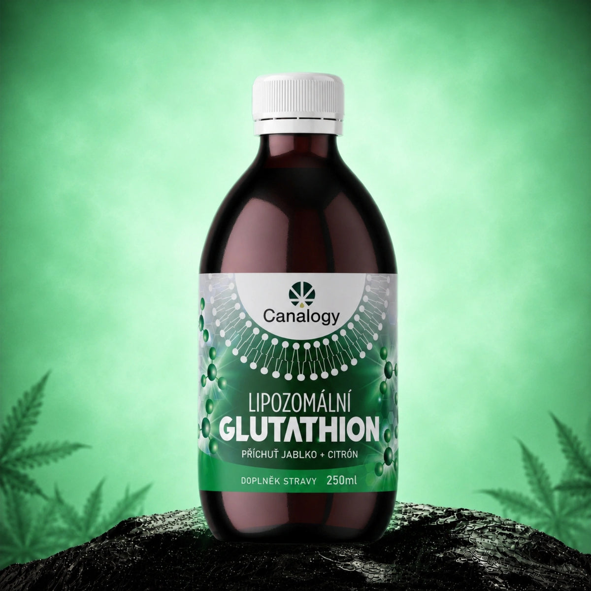 CBD Glutatione liposomiale – flacone di integratore