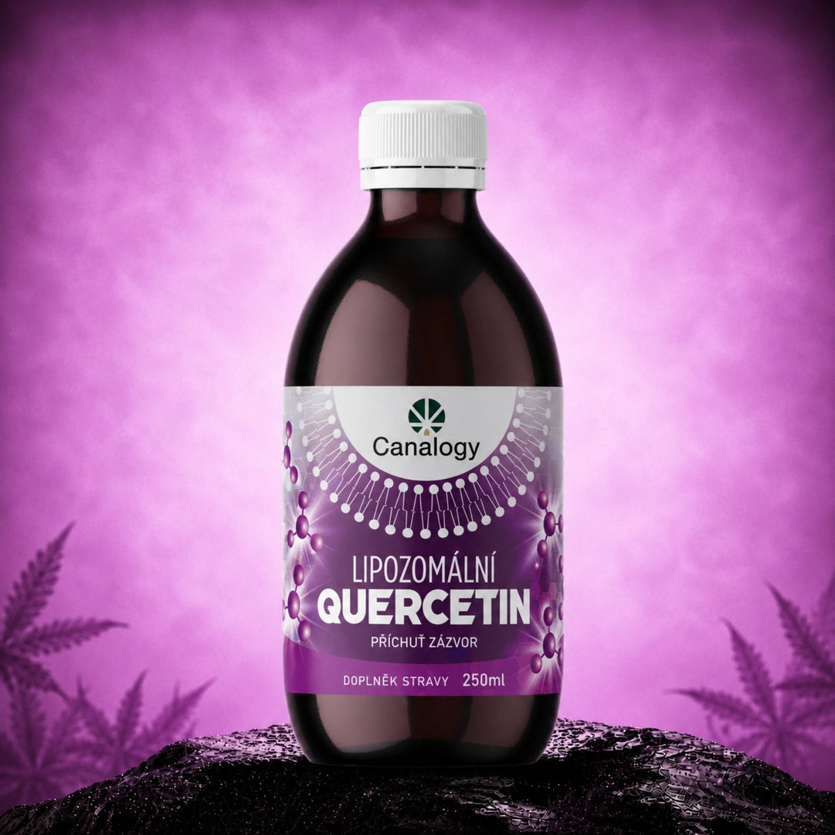 CBD Quercetina liposomiale – flacone di integratore