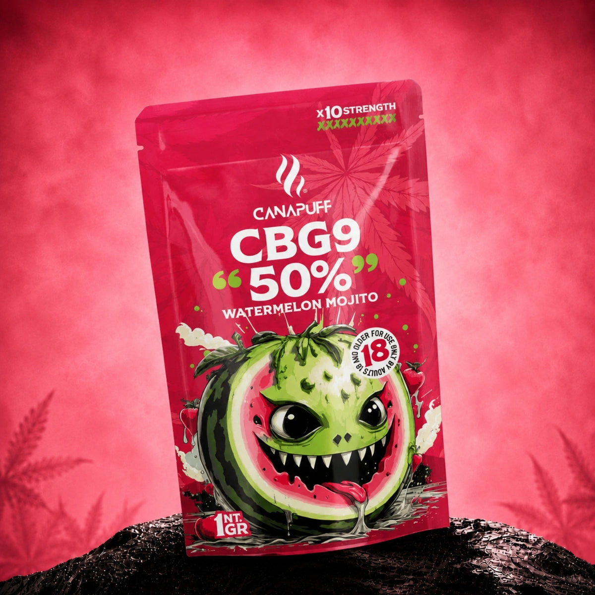 Bustina Canapuff CBG9 Flowers Watermelon Mojito 50%