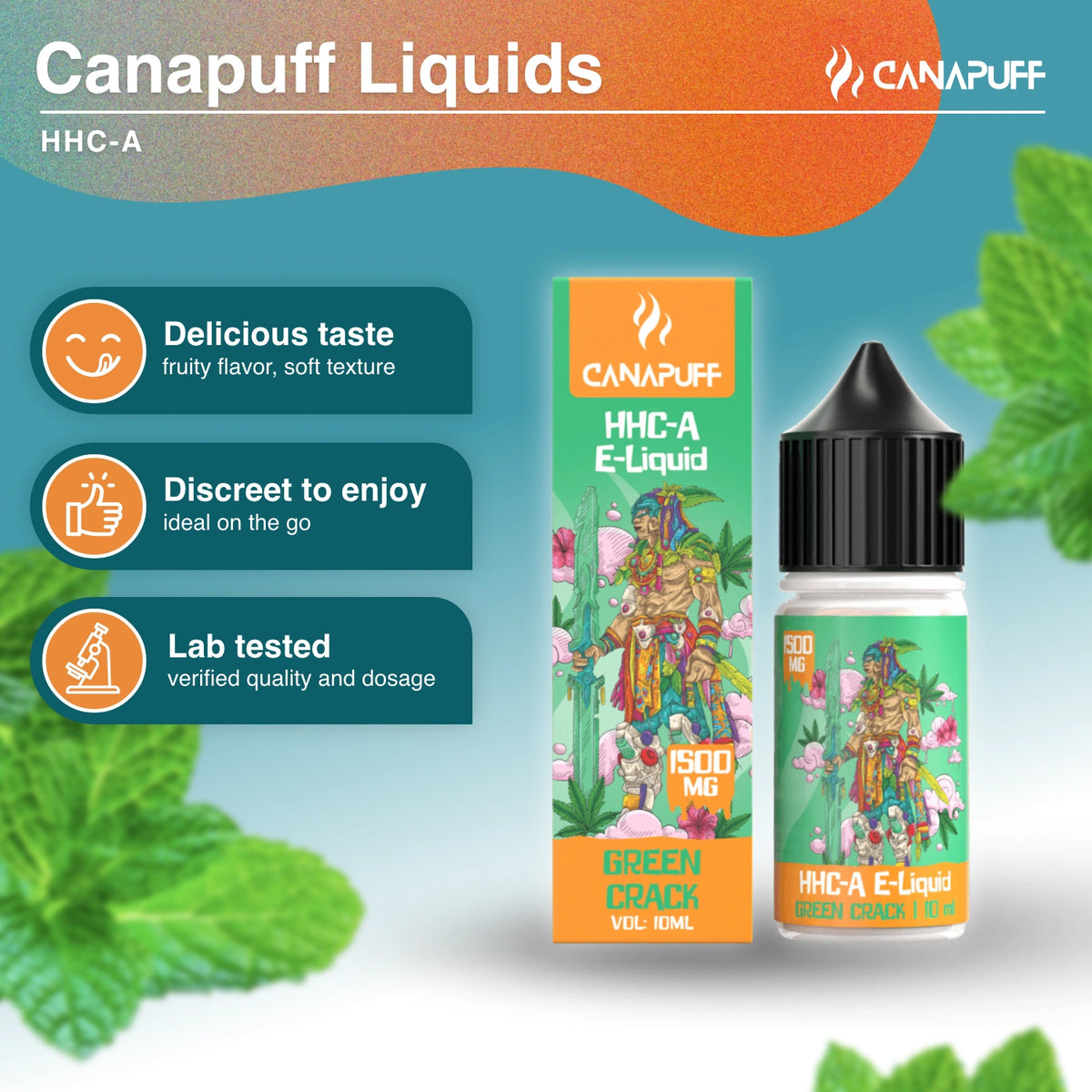 HHC-A Liquid 1.500mg - Green Crack - Canapuff