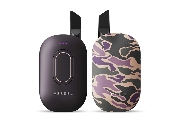 Vaporizers camouflage viola con porta di ricarica
