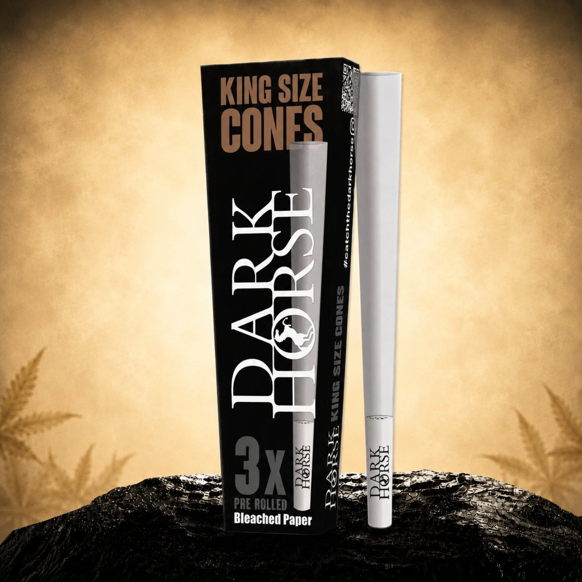 Coni Dark Horse Black – coni pre-rollati