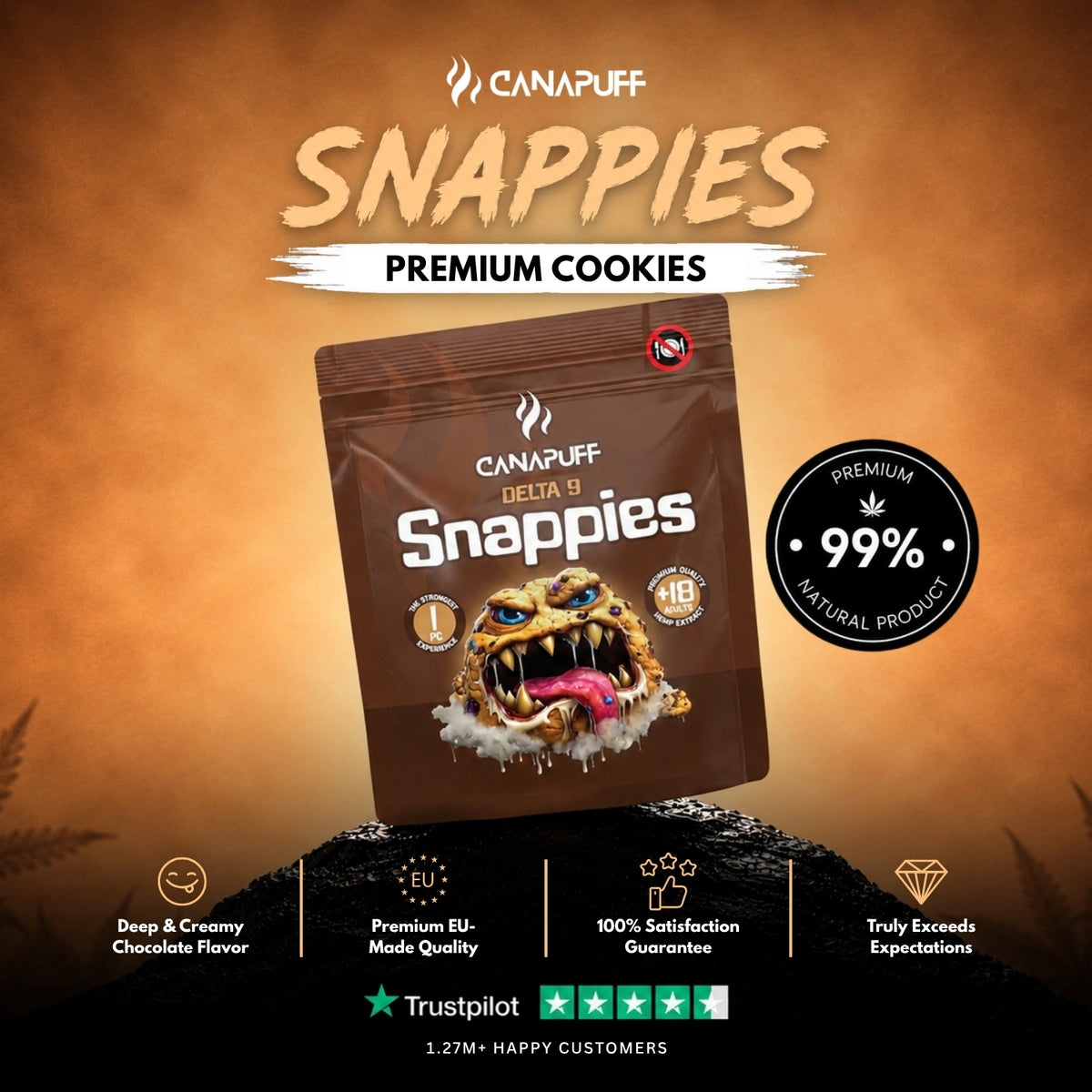 Delta 9 Snappies – edible, foto 2