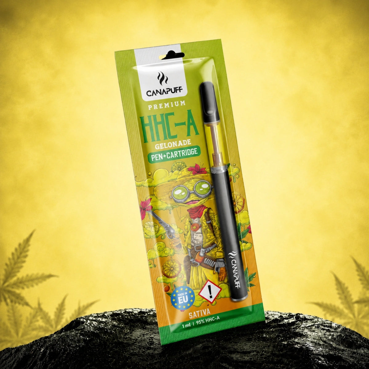 Pen e cartuccia Canapuff HHC-A Gelonade, 95%, 1 ml, sativa