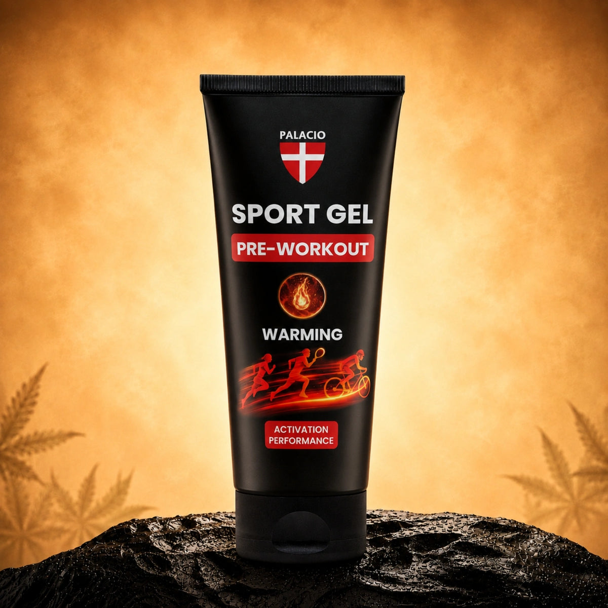 Gel sportivo alla canapa Forte riscaldante, 200ml - Palacio – prodotto per la cura della pelle