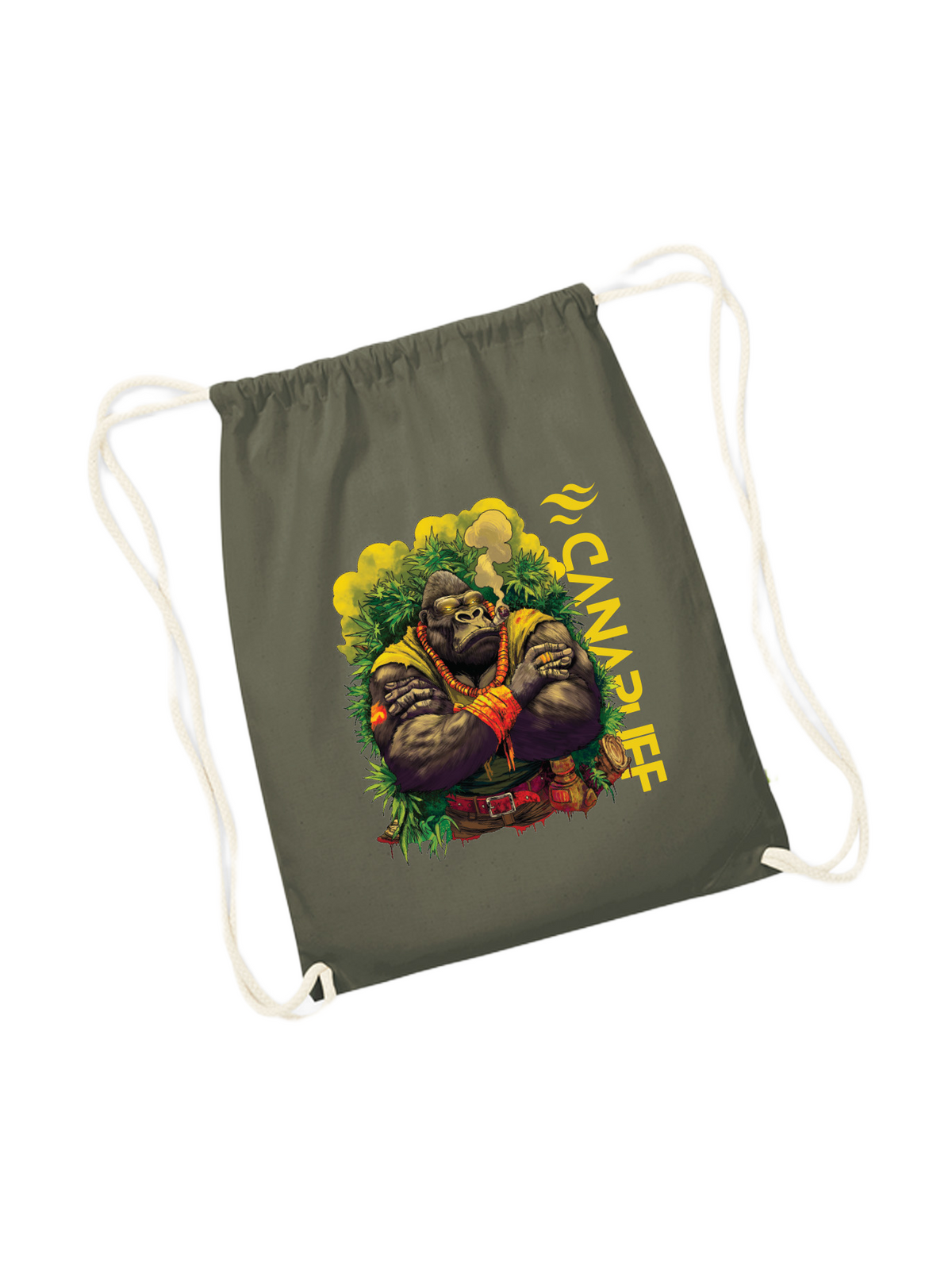 Sacca con coulisse – Gorilla Power – Verde oliva