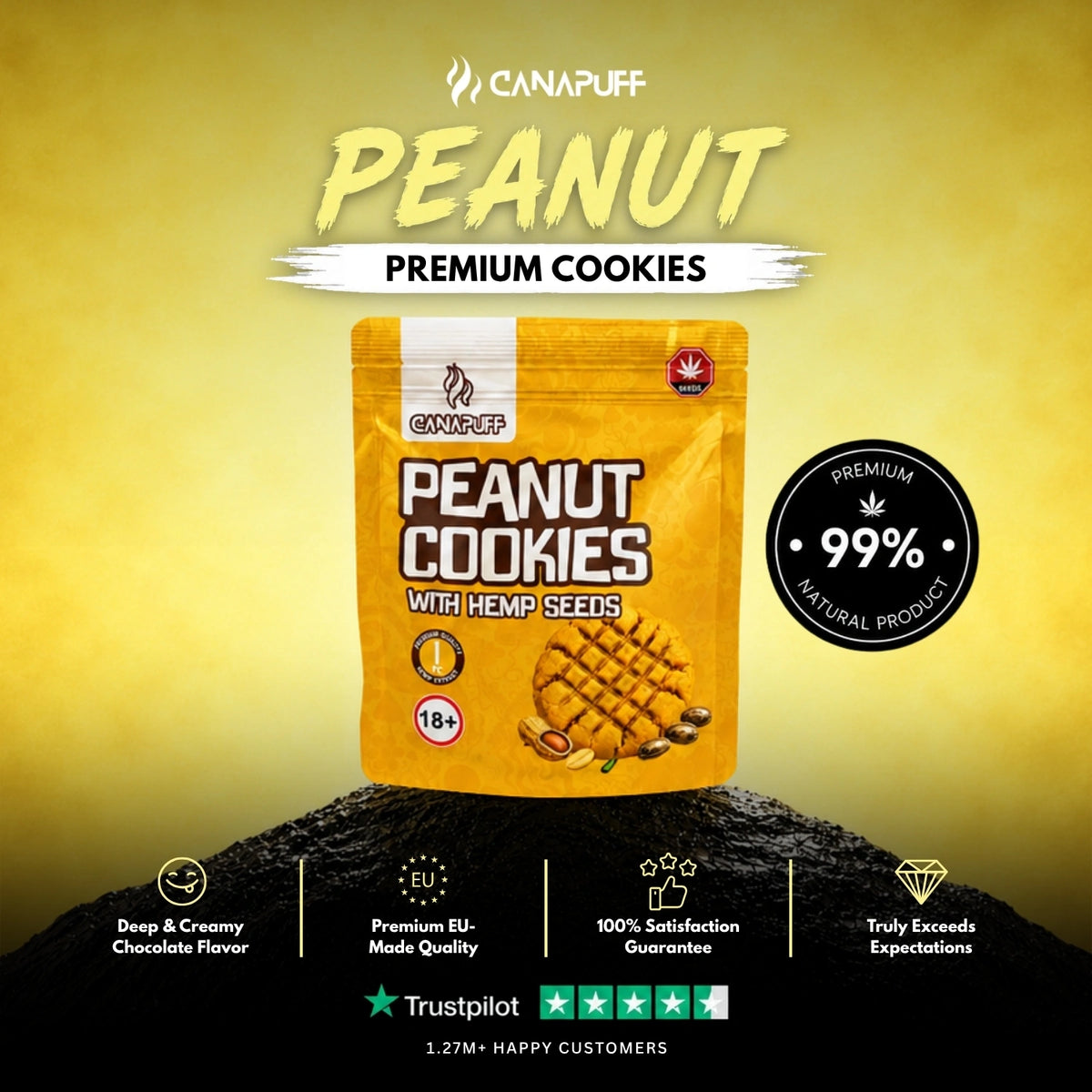 Peanut Cookies con semi di canapa – cookies, foto 2