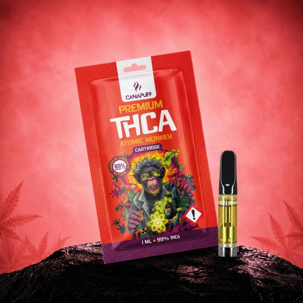 Cartuccia Canapuff THCA Atomic Monkey, 99%, 1 ml