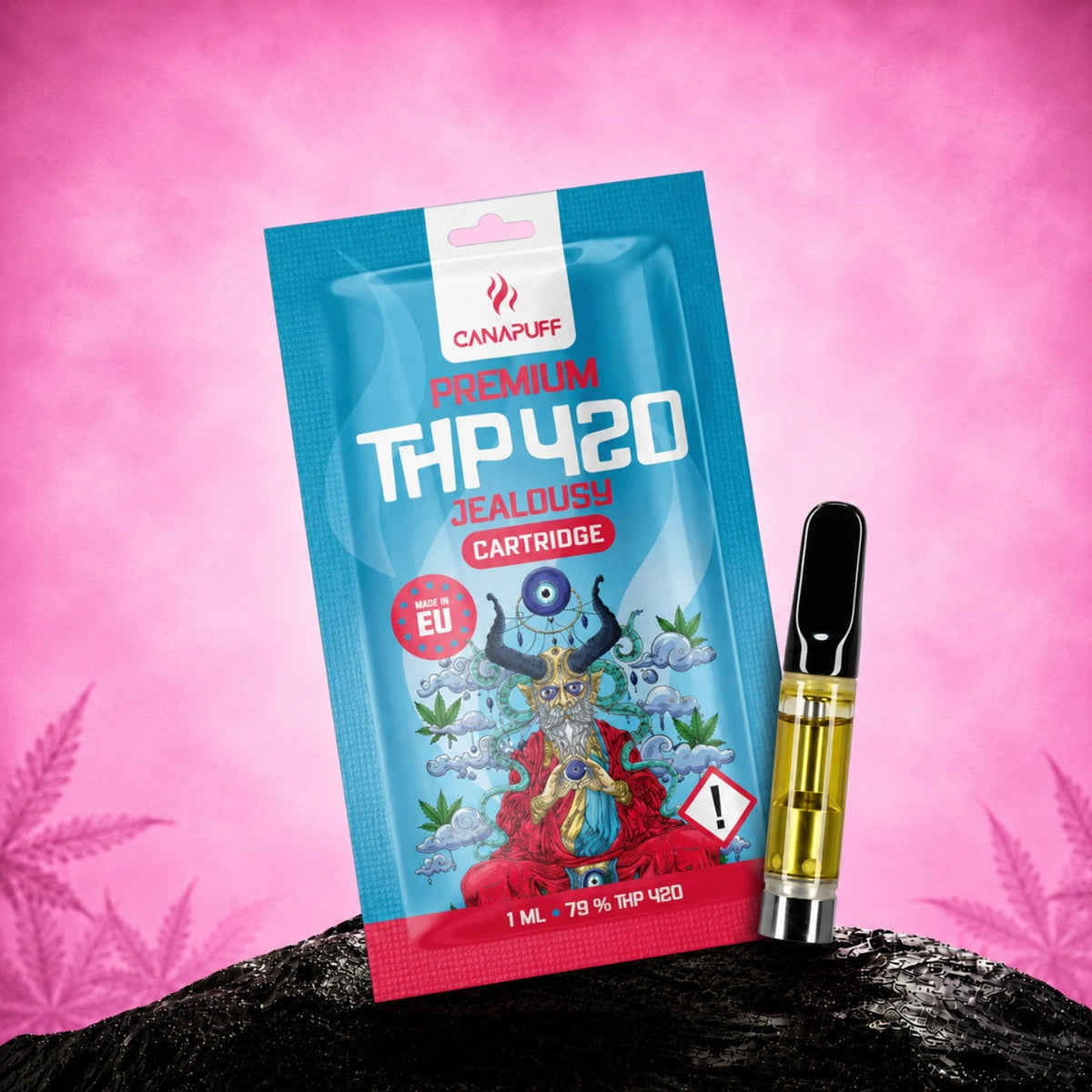 Canapuff THP420 Jealousy Cartridge 79%, 1 ml di liquid da vape