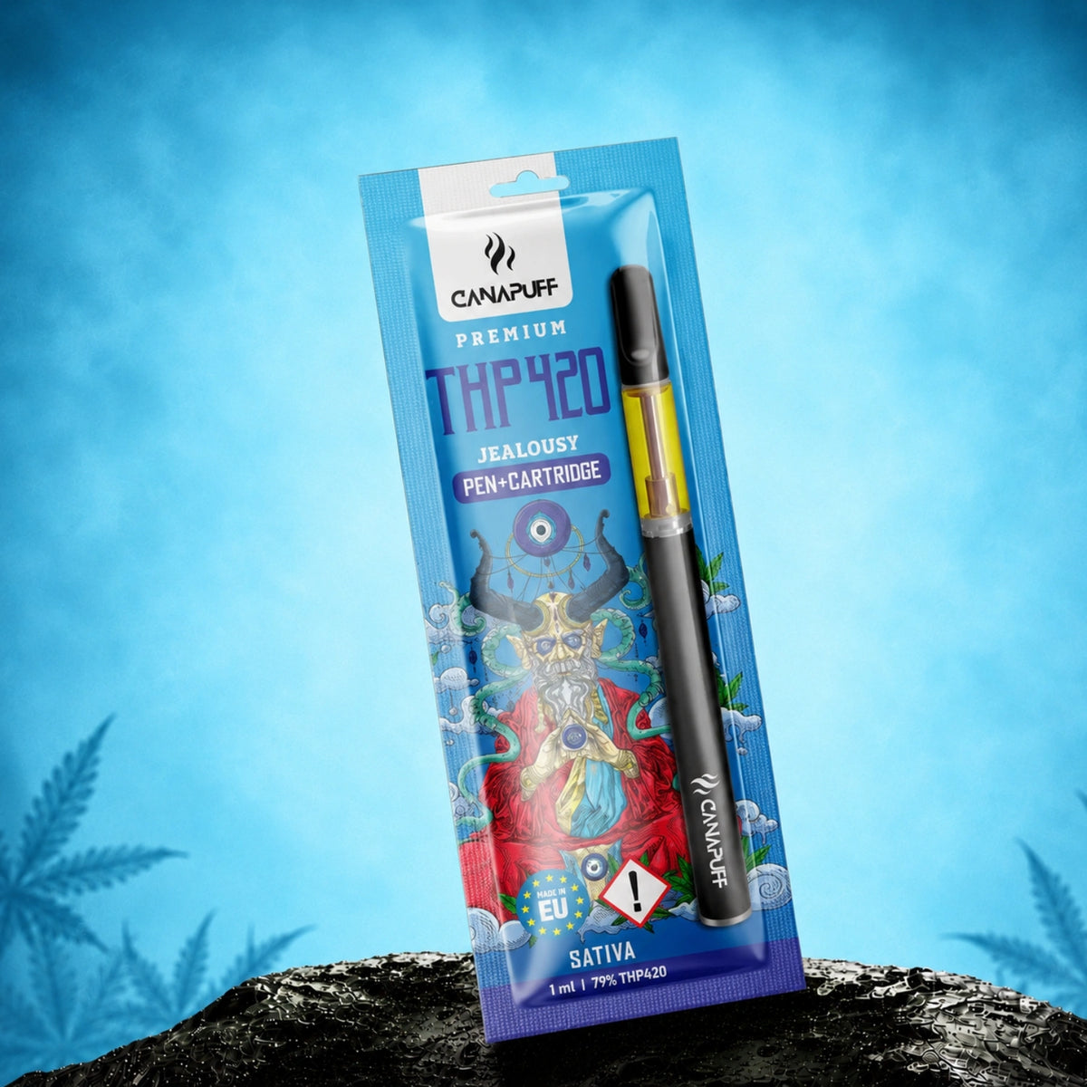 Pen e cartuccia Canapuff THP420 Jealousy, concentrazione 79%, 1 ml
