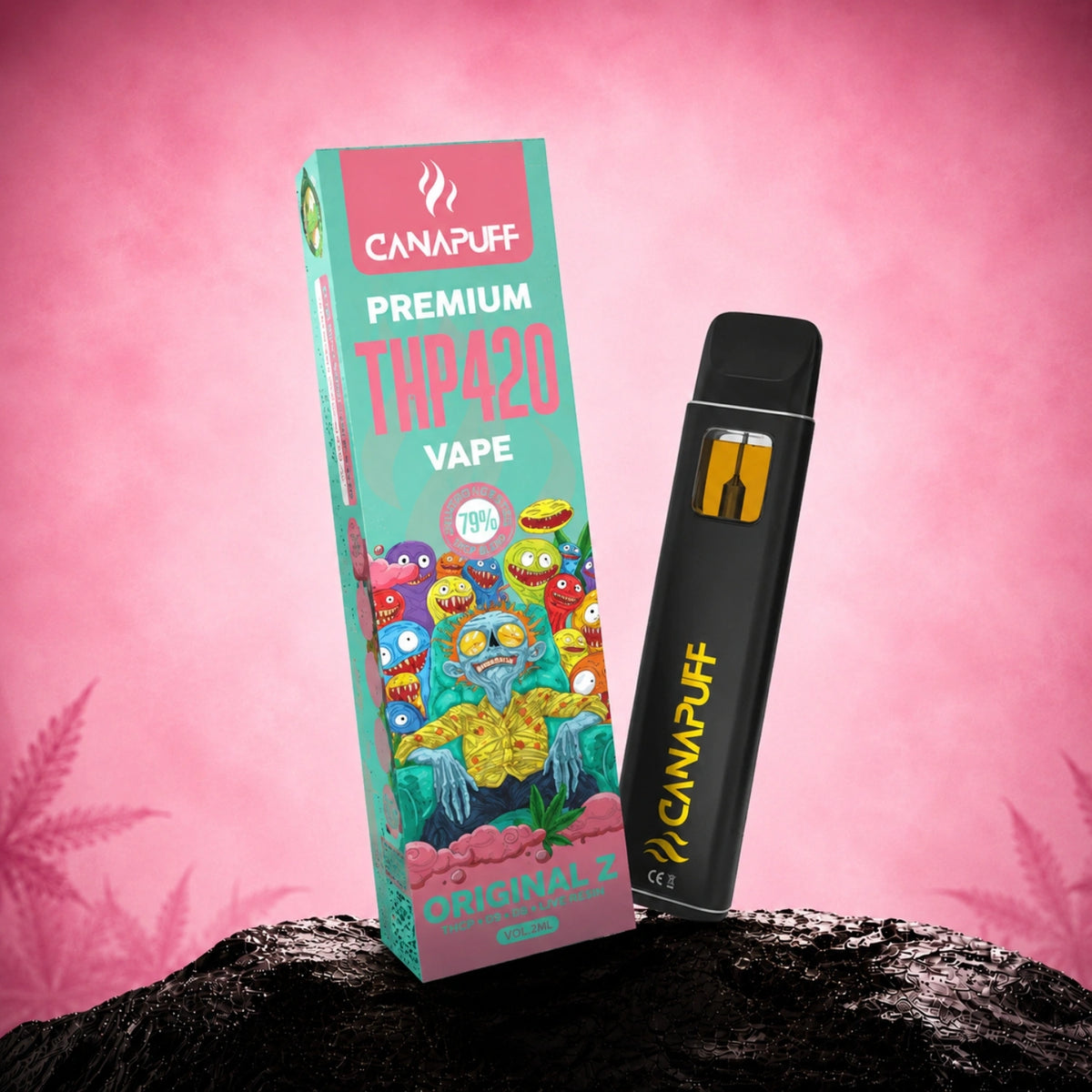 Pen usa e getta Canapuff THP420 vape 79%, 1 ml