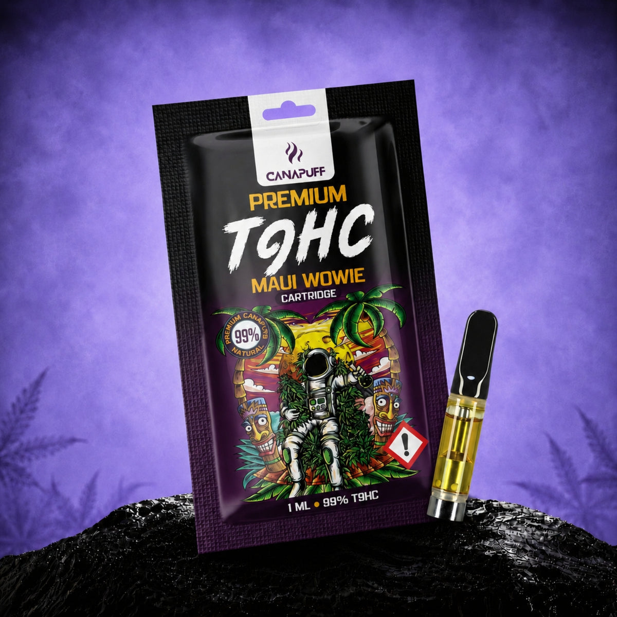 Cartuccia Canapuff TⳊHC Maui Wowie, 1 ml, 99%