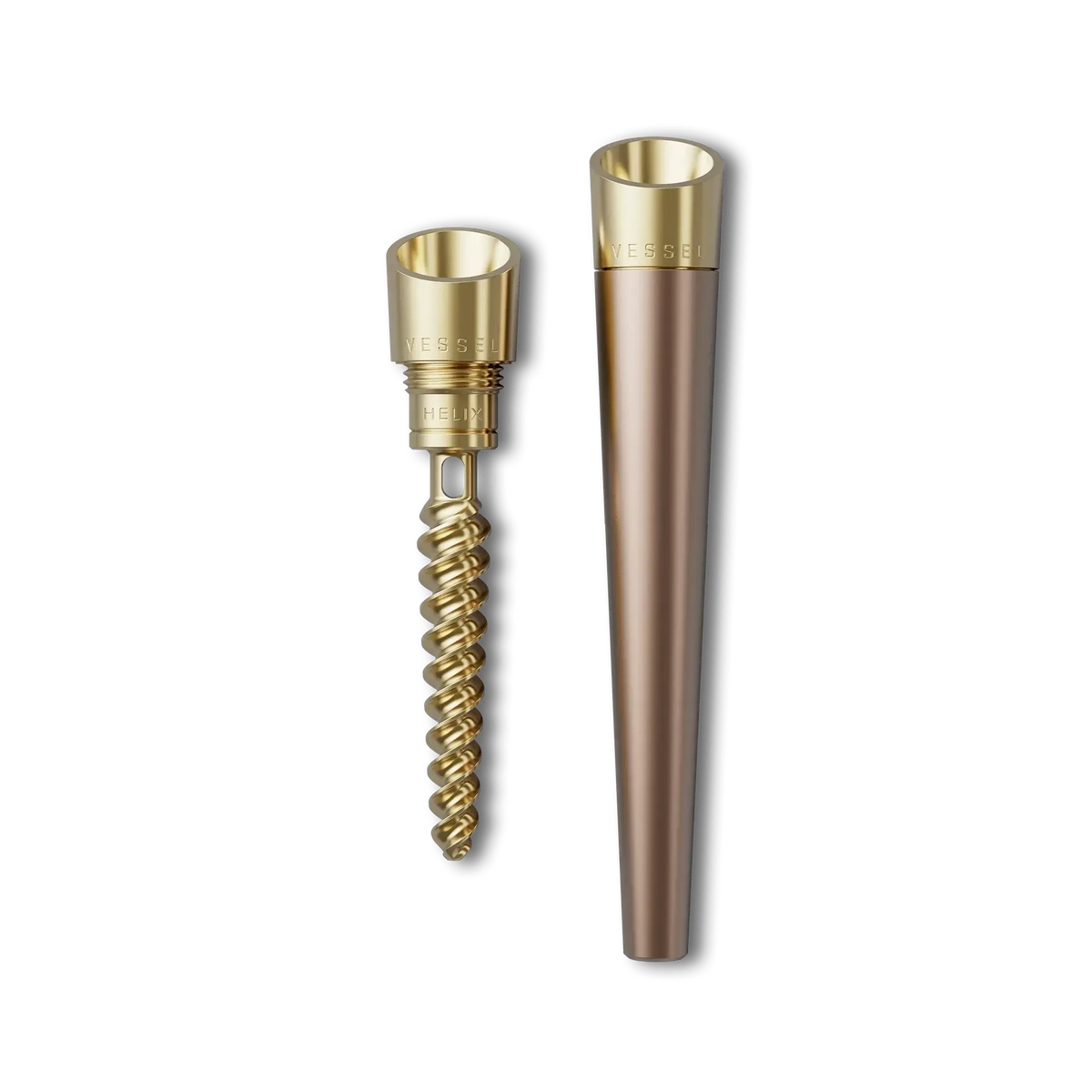 Pen Vessel con bocchino Helix in oro rosa