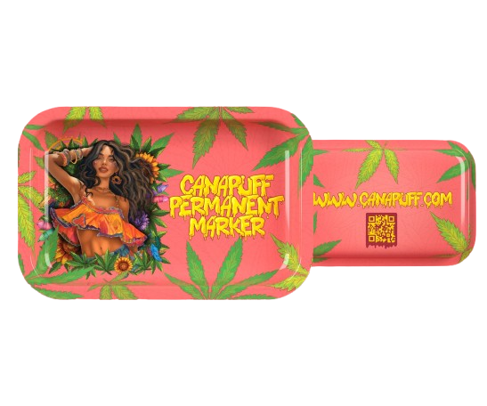 Rolling tray Canapuff, design Permanent Marker, formato mini
